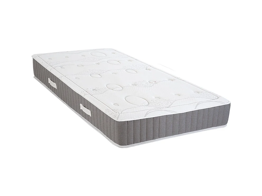 OLYMPE LITERIE | Pack Prêt à dormir INTUITION 90x190 cm | Matelas Mémoire de forme + Sommier Métal + Accessoires