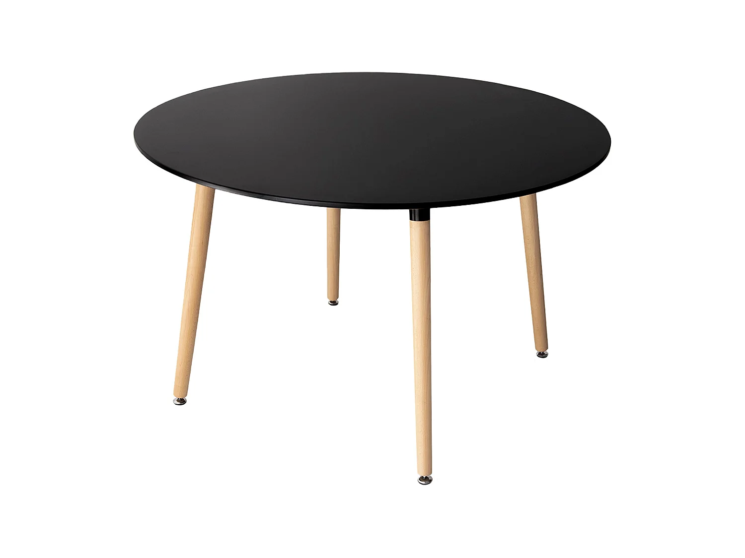 Table ronde 120cm noire MARTHA - HAPPY GARDEN