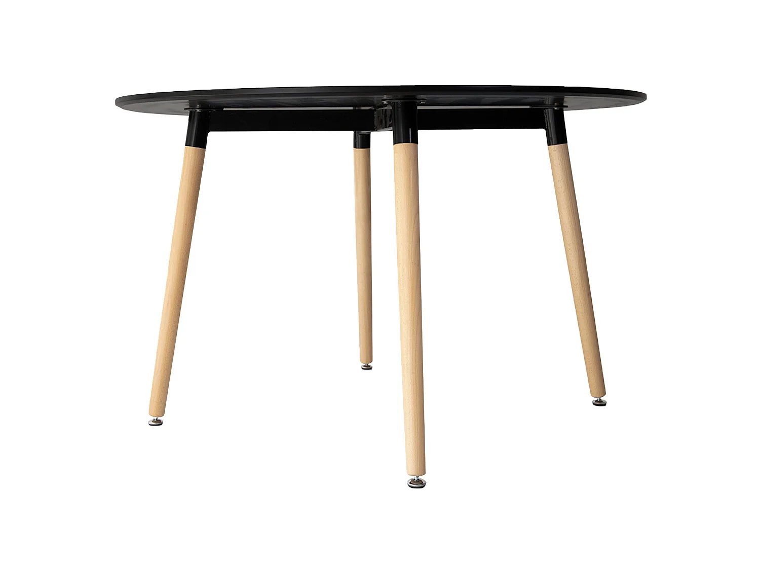 Table ronde 120cm noire MARTHA - HAPPY GARDEN