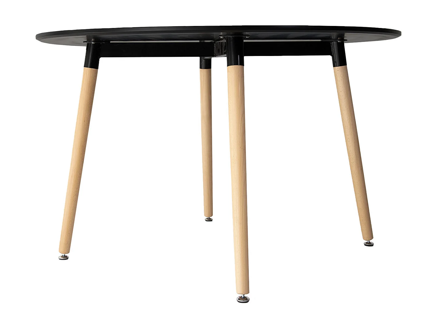 Table ronde 120cm noire MARTHA - HAPPY GARDEN