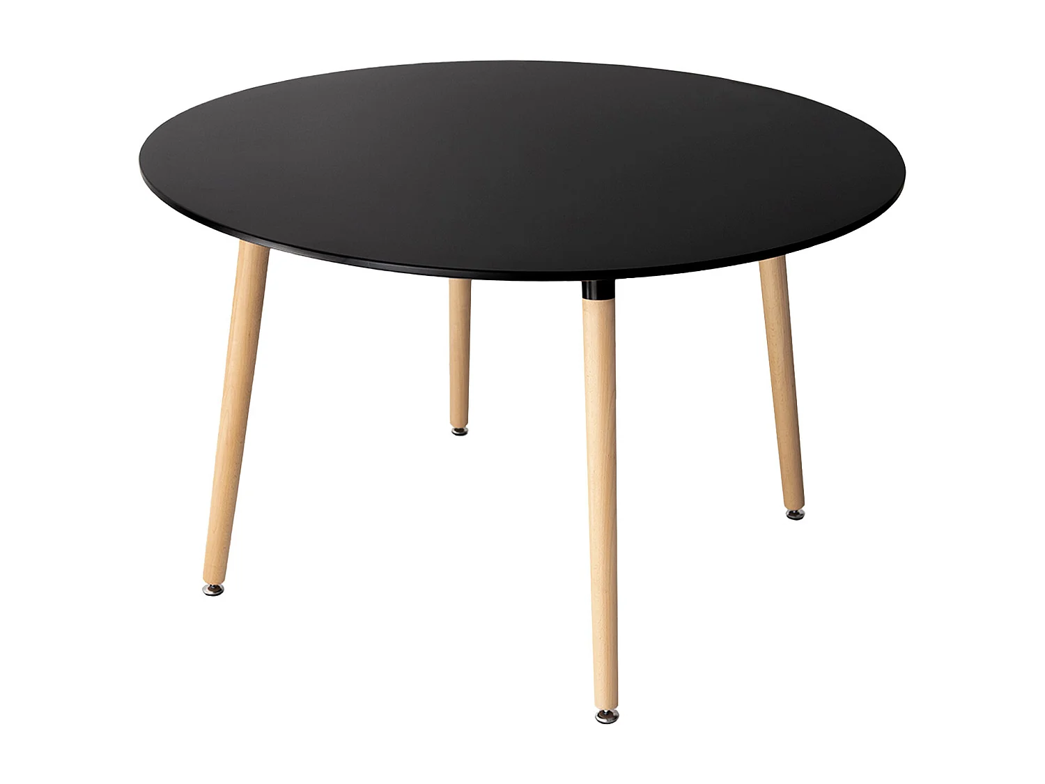 Table ronde 120cm noire MARTHA - HAPPY GARDEN