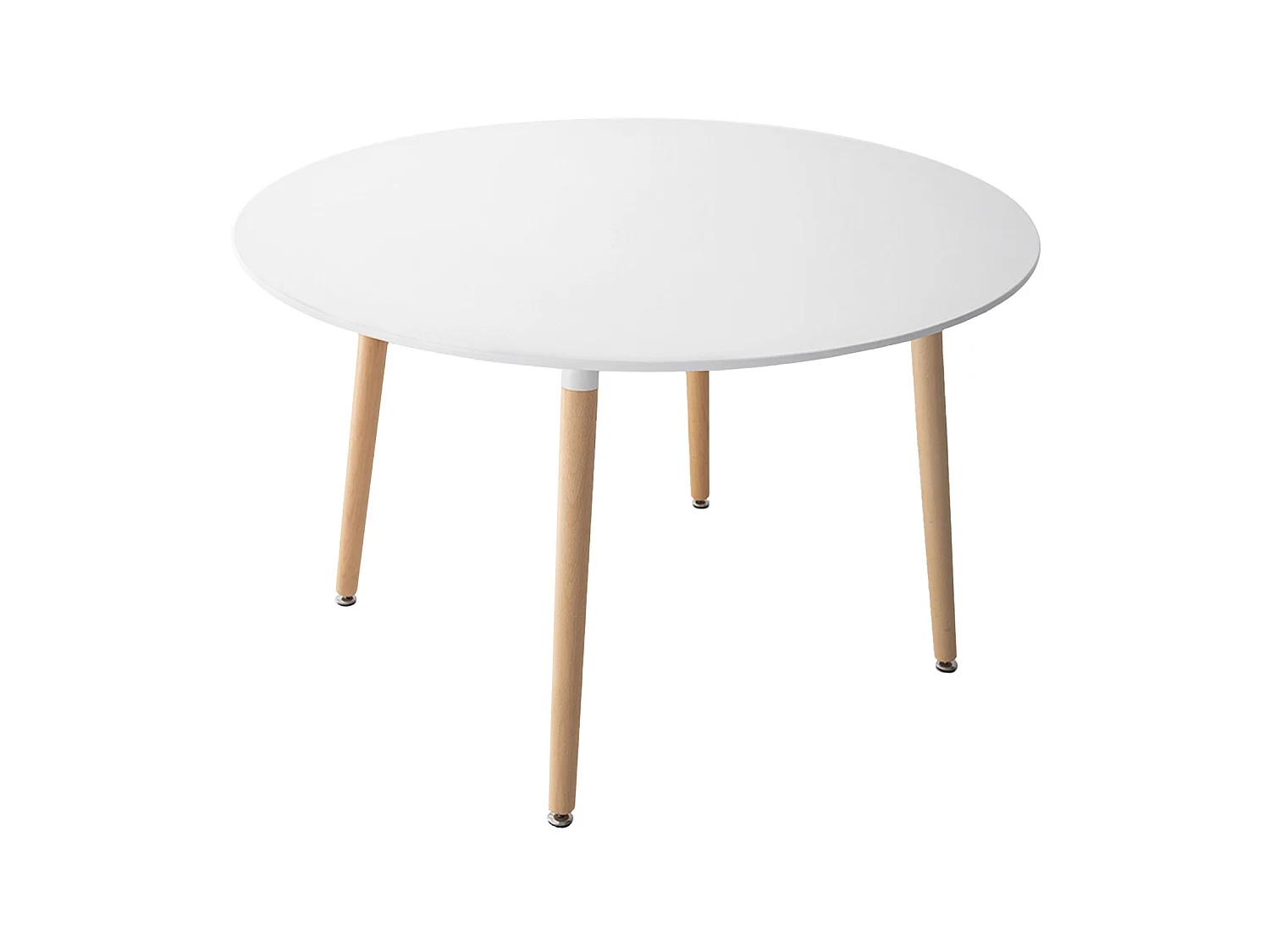 Table ronde 120cm blanche MARTHA - HAPPY GARDEN