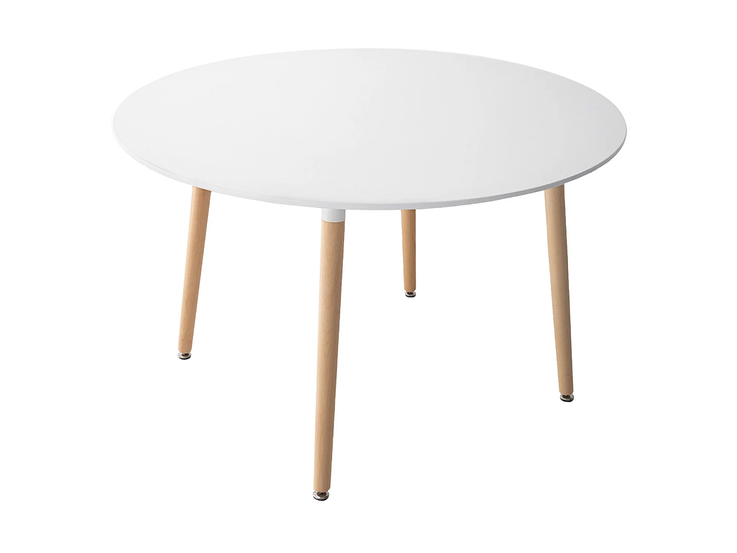 Table ronde 120cm blanche MARTHA - HAPPY GARDEN