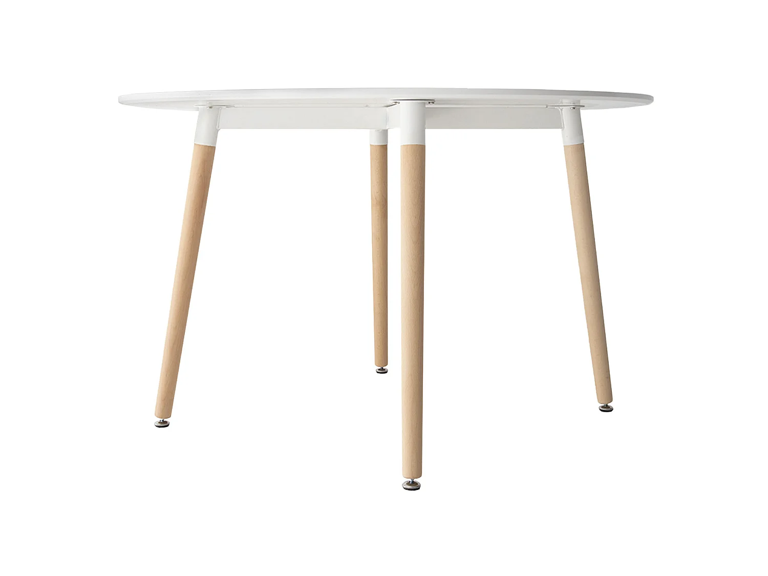 Table ronde 120cm blanche MARTHA - HAPPY GARDEN