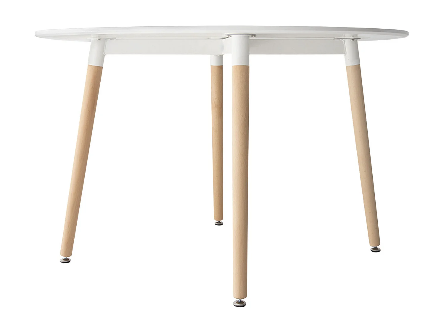 Table ronde 120cm blanche MARTHA - HAPPY GARDEN