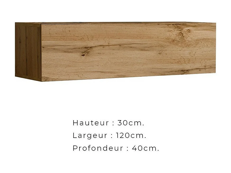 Set di mobili da salotto collezione SWITCH II design, colore rovere Wotan.