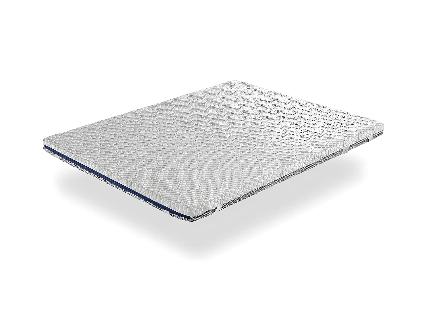 SHAULA Sur Matelas Mousse a memoire de forme 80X180 JENO, Epaisseur 8 CM, Dehoussable, adaptable.