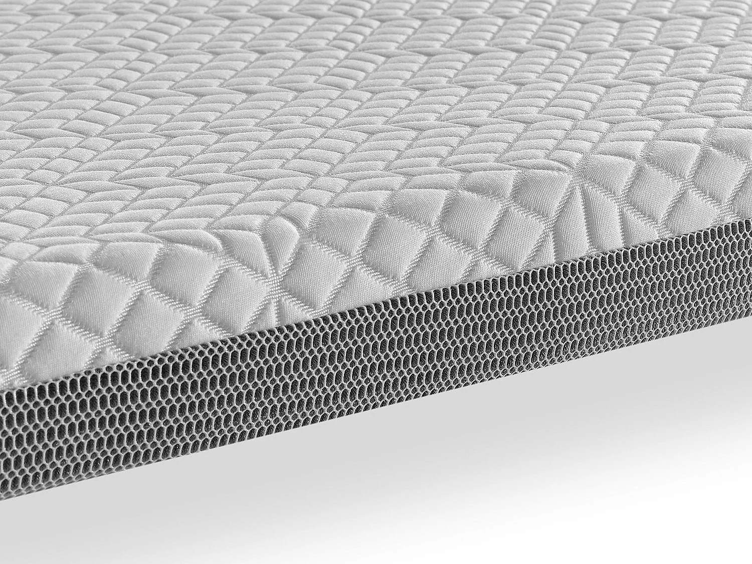 Surmatelas SHAULA JENO 80x180 Hauteur 8 cm avec 4 cm de mousse super douce + 4 cm d’Energex. Déhoussable