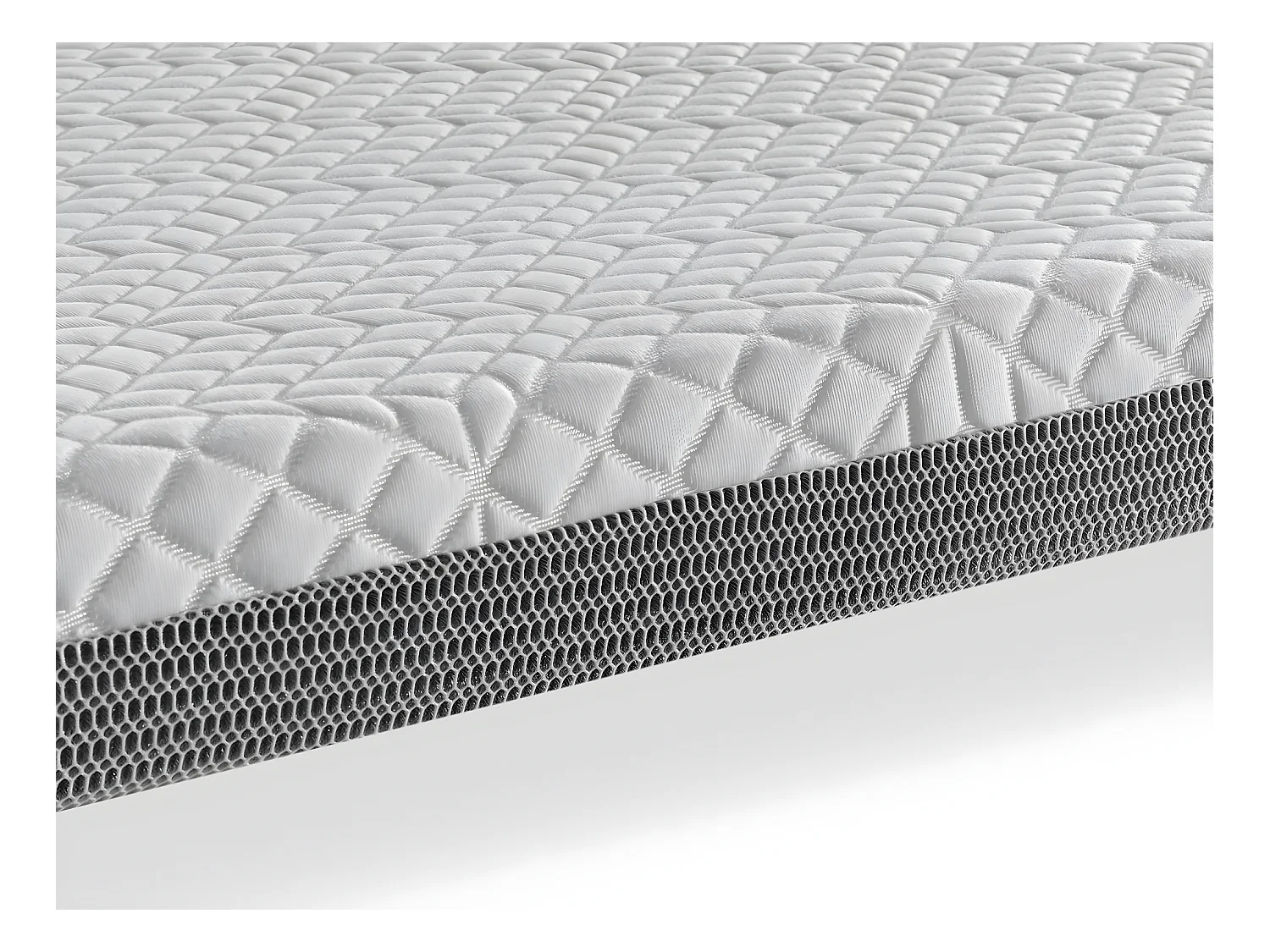 SHAULA Sur Matelas Mousse a memoire de forme 120X200 JENO, Epaisseur 8 CM, Dehoussable, adaptable.