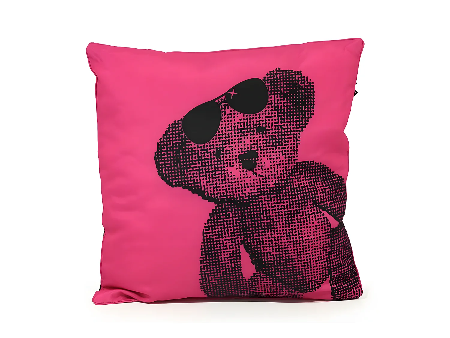 Coussin Déco "Lulu Bear" 40x40cm Rose