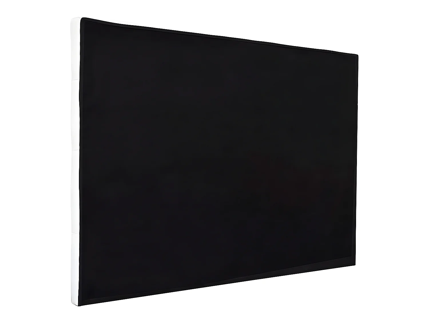 Tête de lit capitonnée "Déco" - 169 cm - Blanc - En PVC