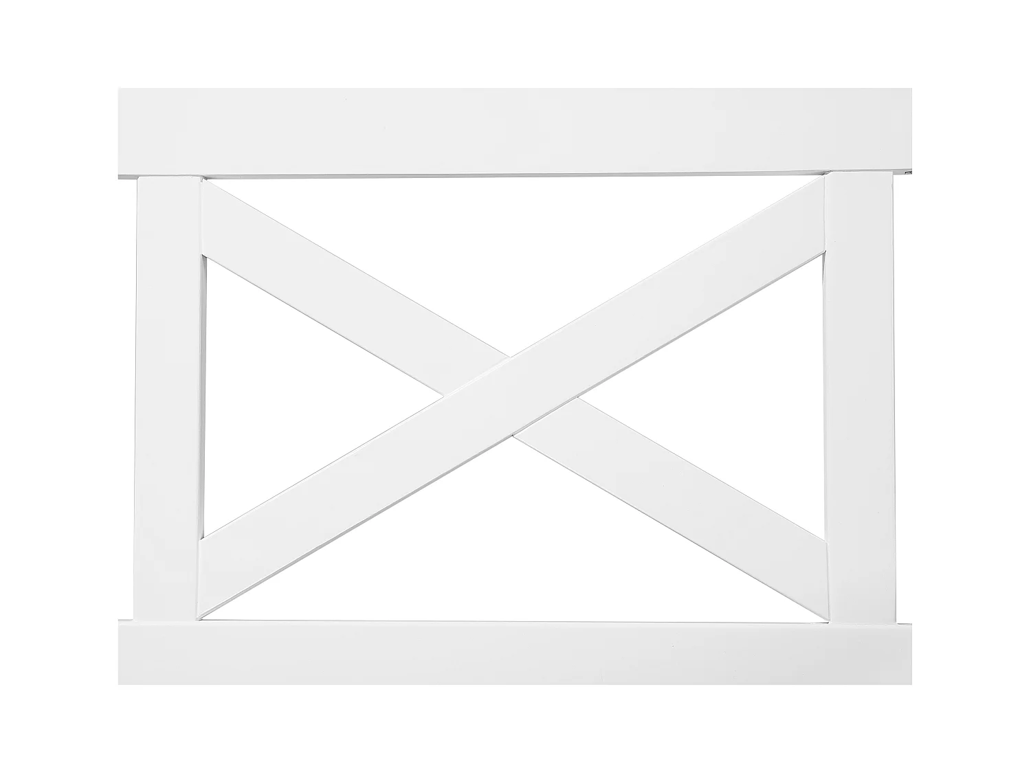 Rustikalischer Gartenstuhl Akazienholz weiß Sitzkissen in Marineblau Baltic