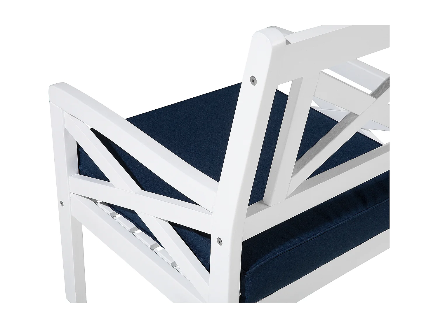 Chaise de jardin BALTIC Acacia Bleu marine