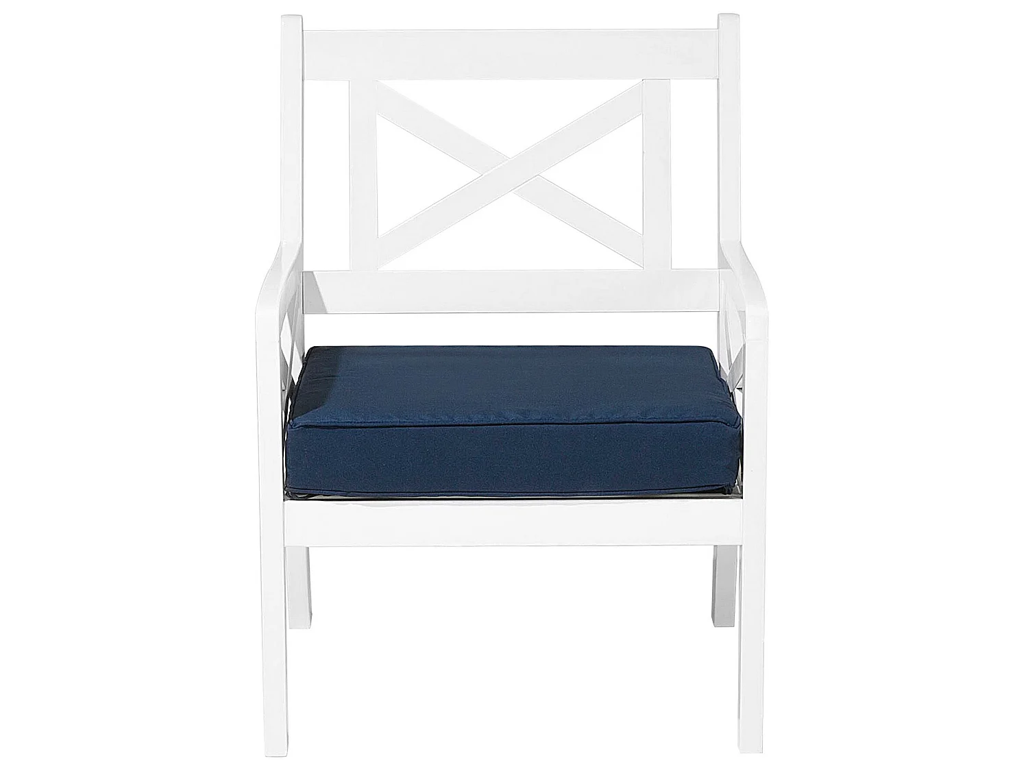 Chaise de jardin BALTIC Acacia Bleu marine