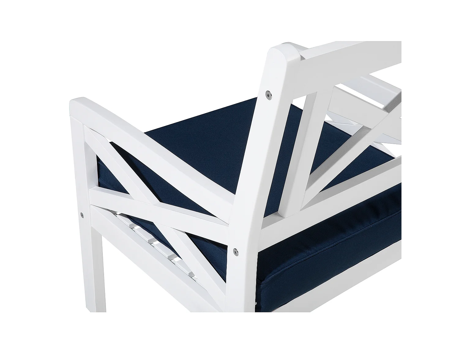 Chaise de jardin BALTIC Acacia Bleu marine