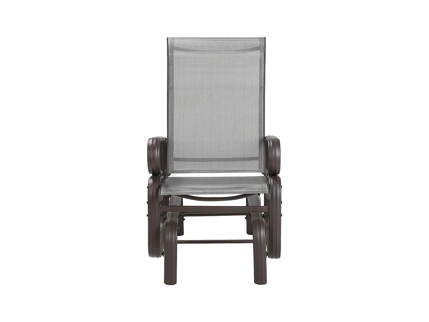 Tuinstoel BORGIO Metaal Bruin/grijs