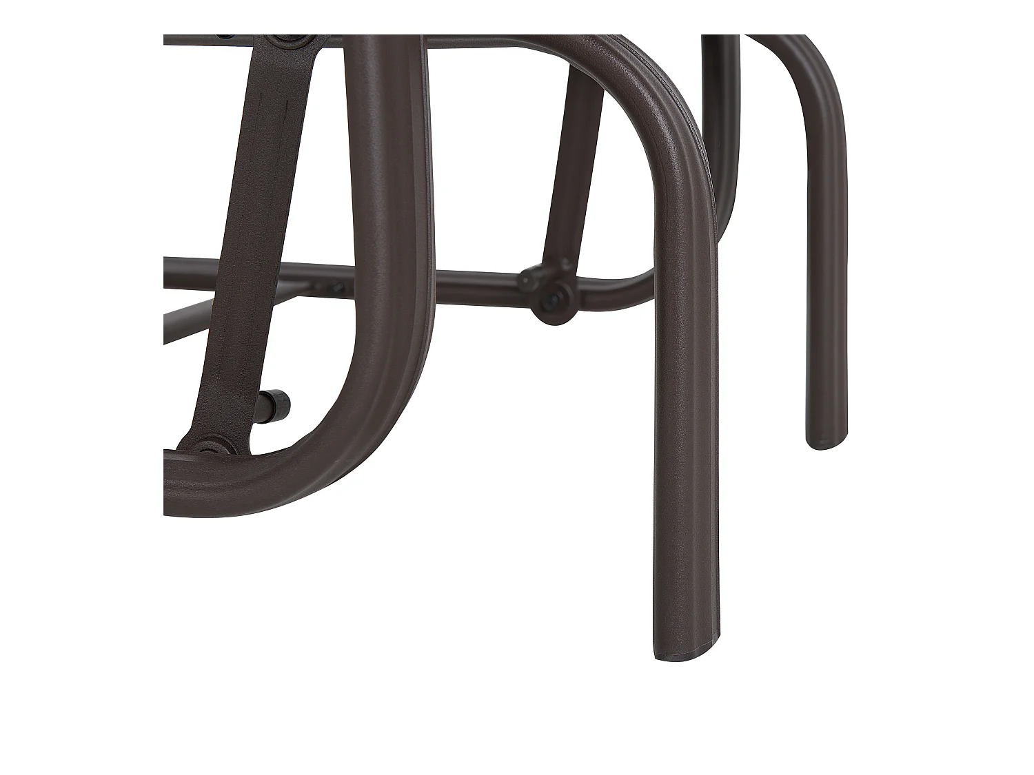 Tuinstoel BORGIO Metaal Bruin/grijs