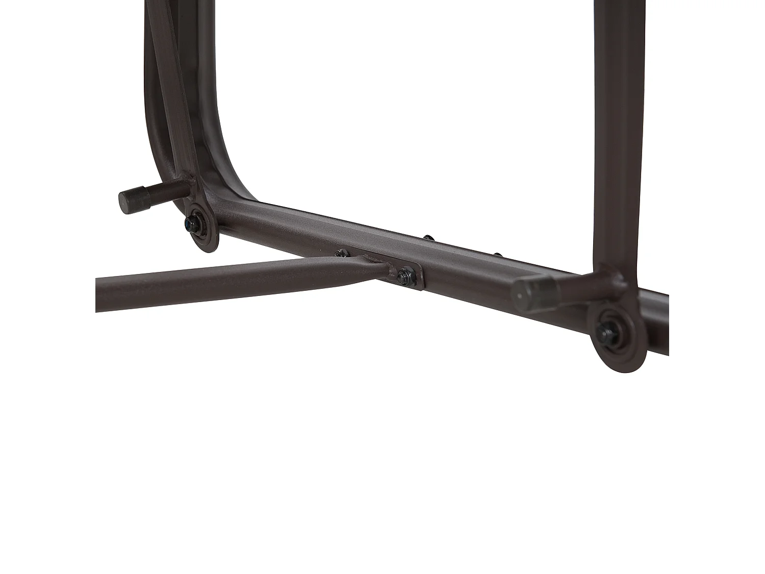 Chaise de jardin BORGIO Métal Marron/gris