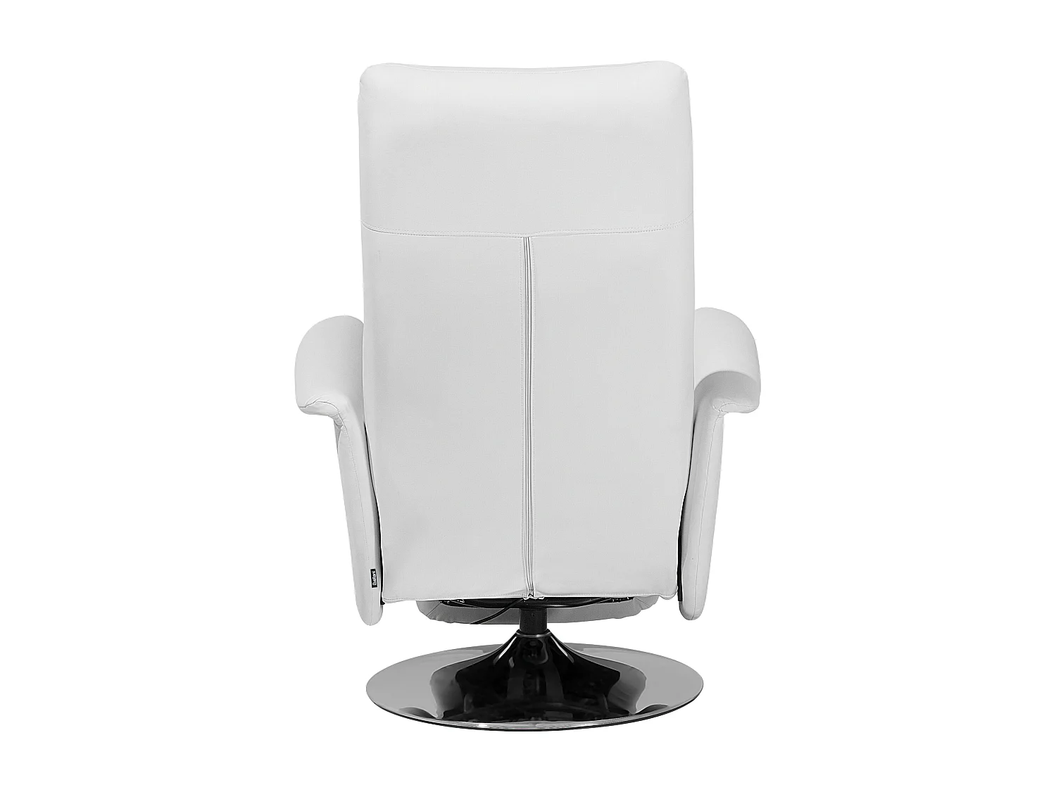 Eleganter Wohnzimmer Sessel Kunstleder weiß elektrisch verstellbar Prime