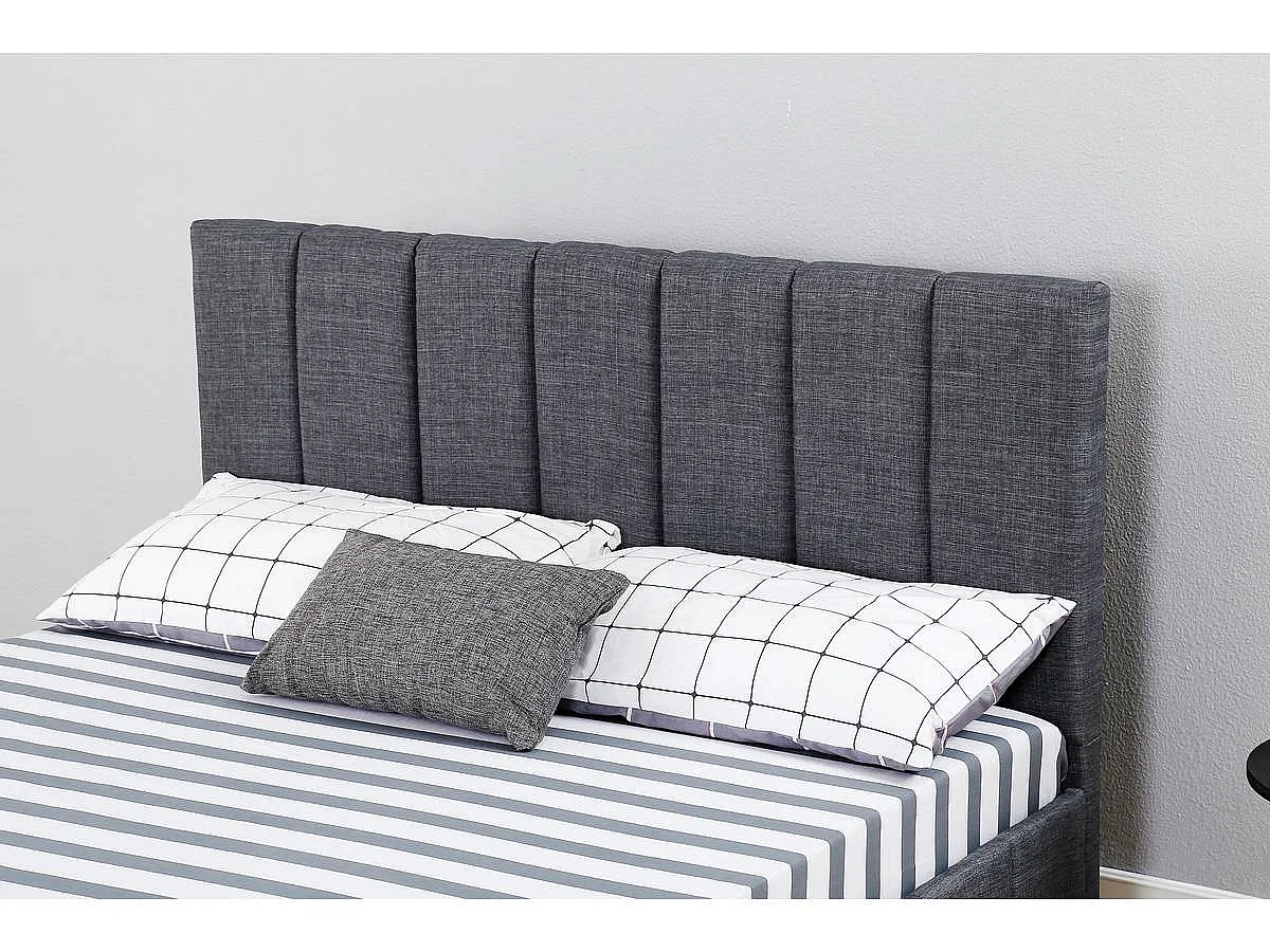 Lit "Luisa" - 140 x 190 cm - Gris