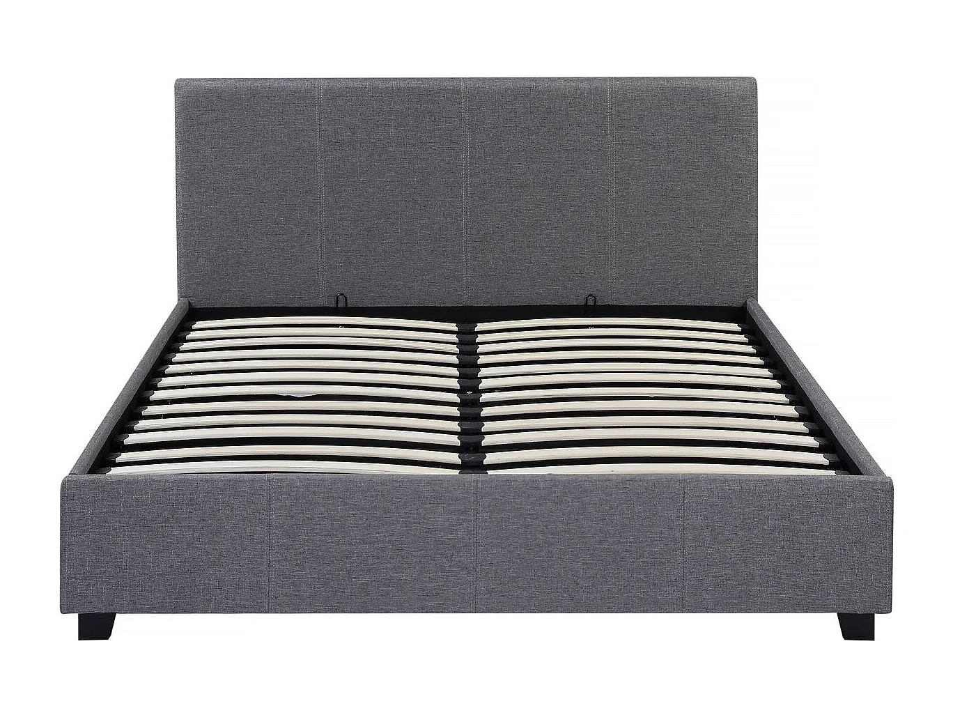 Doppelbett mit Bettkasten "Carla" - 140 x 190 cm - Grau