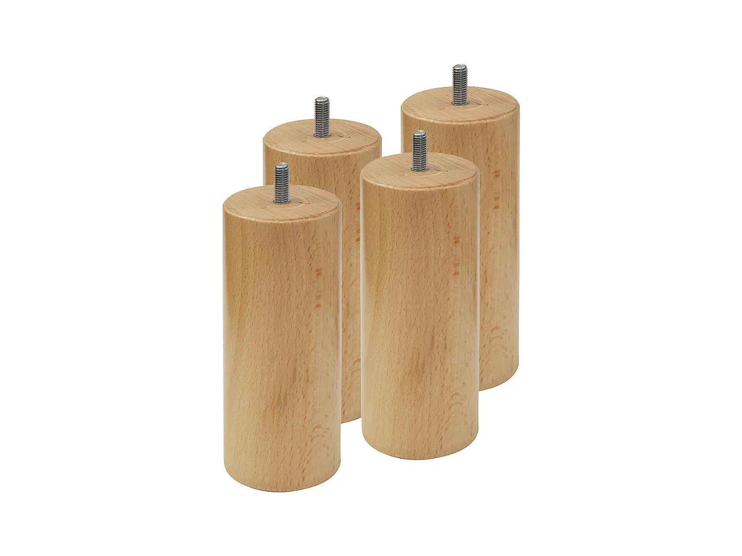 TAPIKIT - Sommier Tapissier Démontable 2x20 Lattes 160x200cm Anthracite + Pieds Bois 15cm