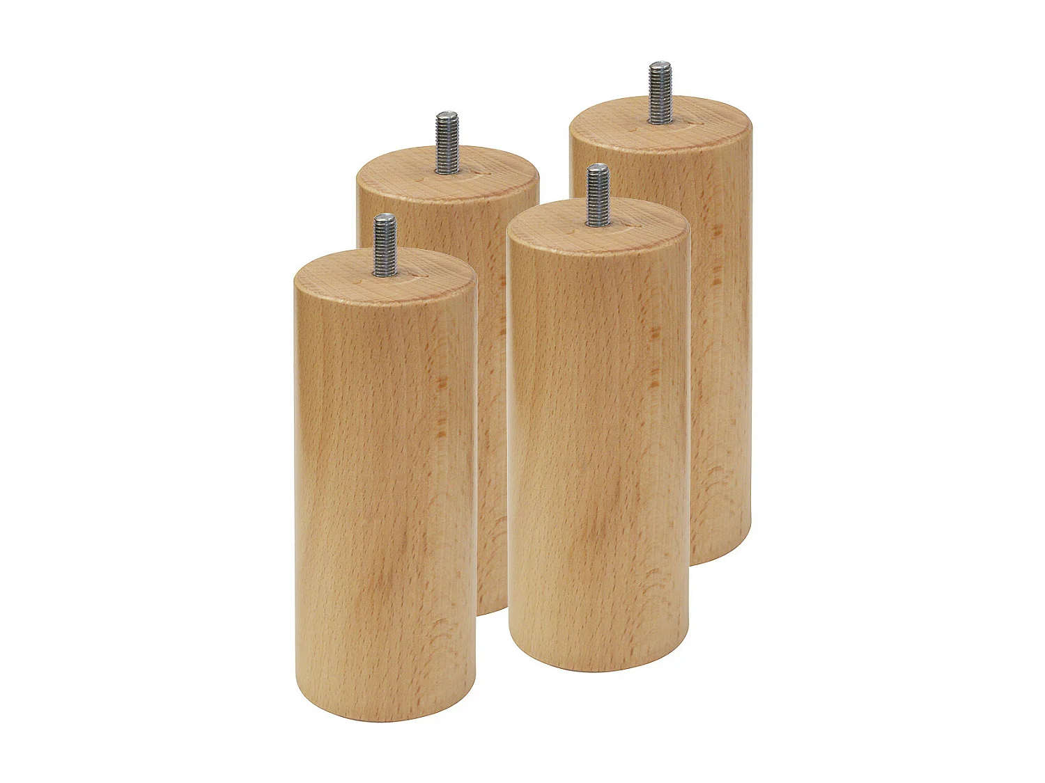 TAPIKIT - Sommier Tapissier Démontable 2x20 Lattes 160x200cm Anthracite + Pieds Bois 15cm