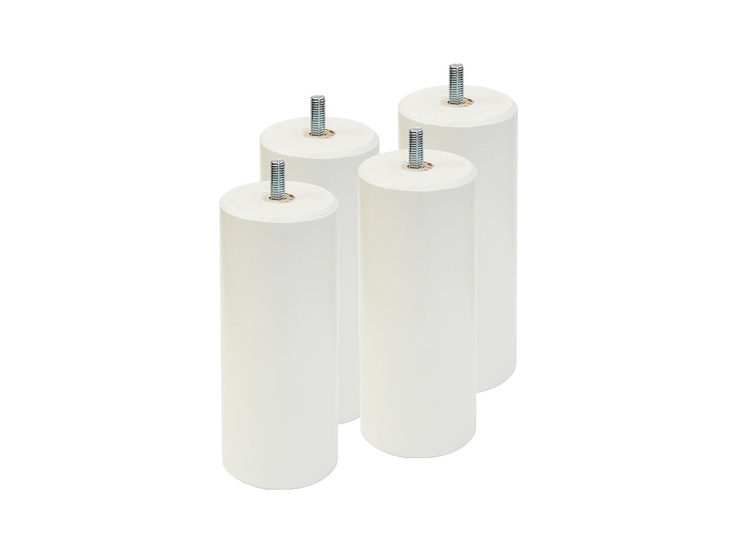 TAPIKIT - Sommier Tapissier Démontable 2x20 Lattes 160x200cm Lin + Pieds Blancs 15cm