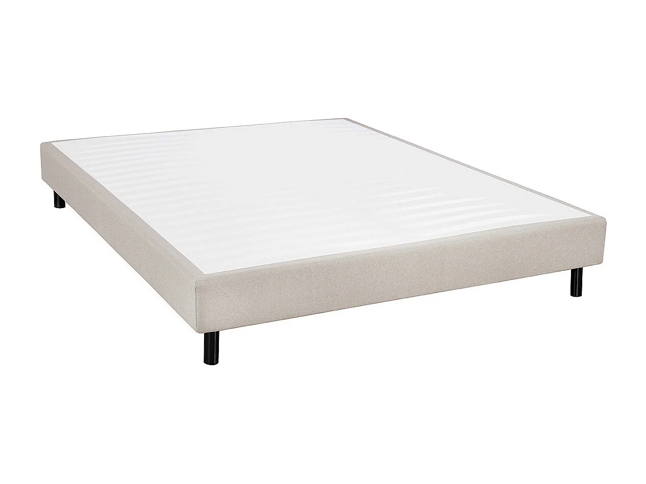 TAPIKIT - Sommier Tapissier Démontable 160x200cm 2x20 Lattes Gris Lin