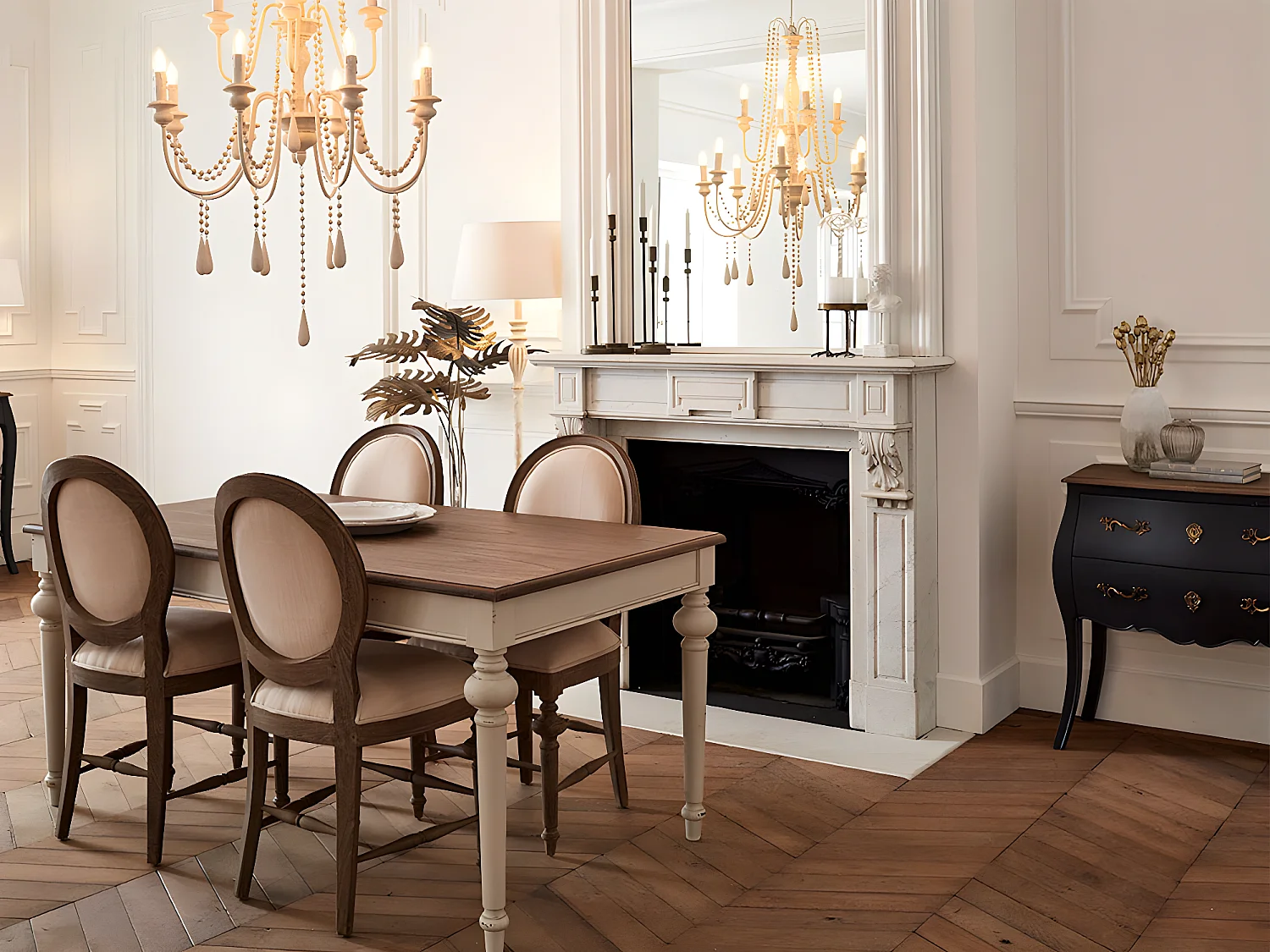 Commode 3 tiroirs Murano céleste