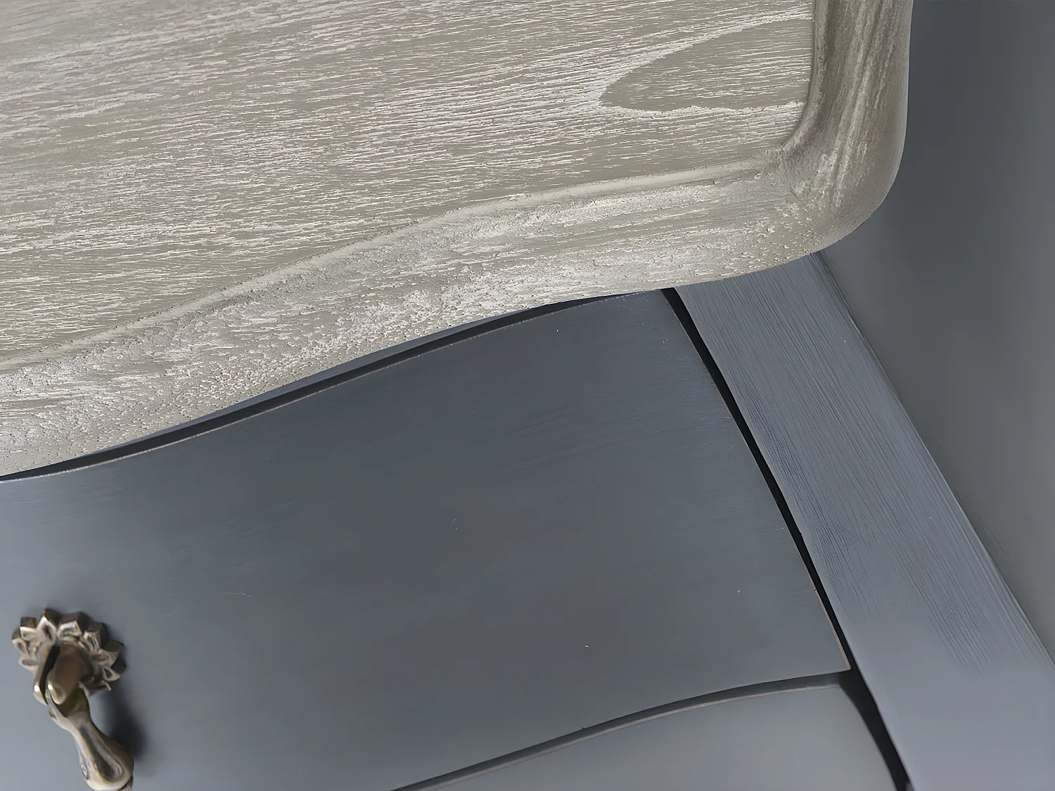 Commode 3 tiroirs Murano céleste