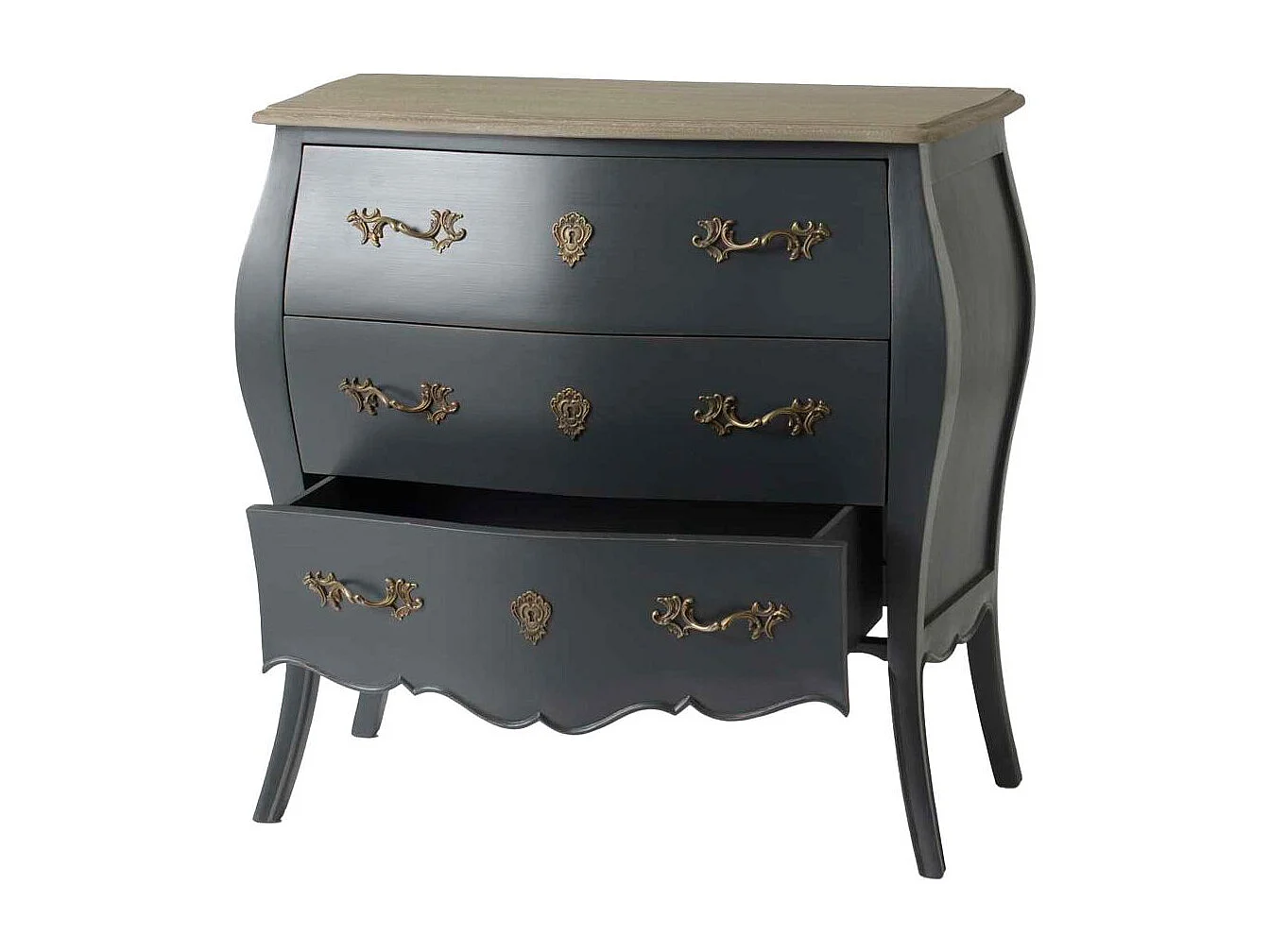 Commode 3 tiroirs murano celes