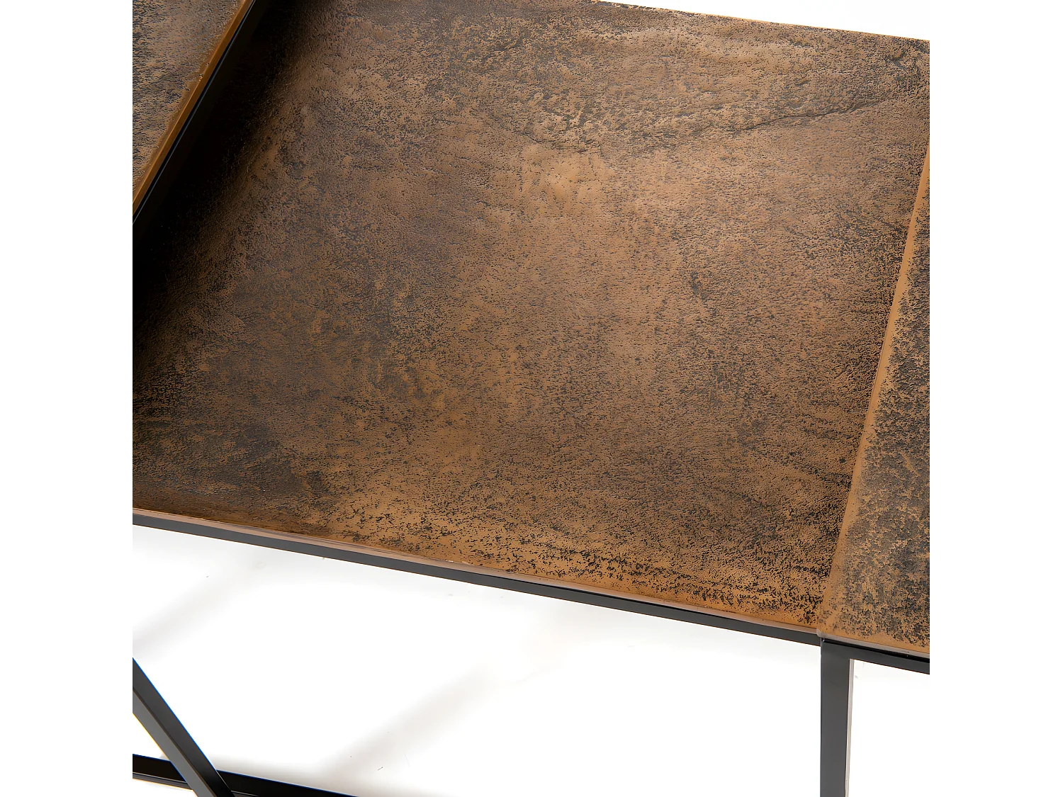 Set de 3 tables basses Prato or