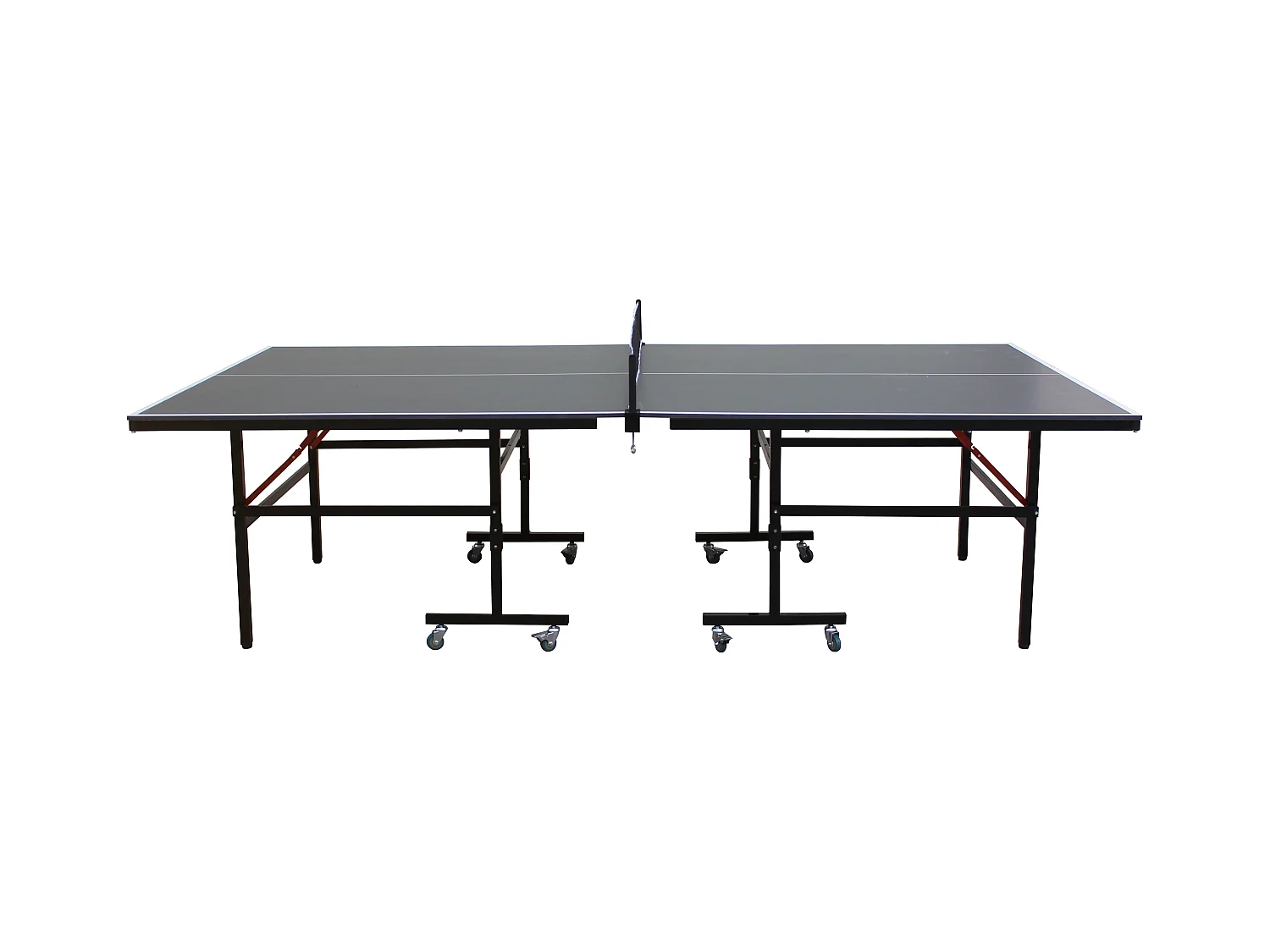 Table de ping-pong pliable à roulettes pour extérieur avec accessoires - L274 x P152.5 x H76 cm - JORDIE