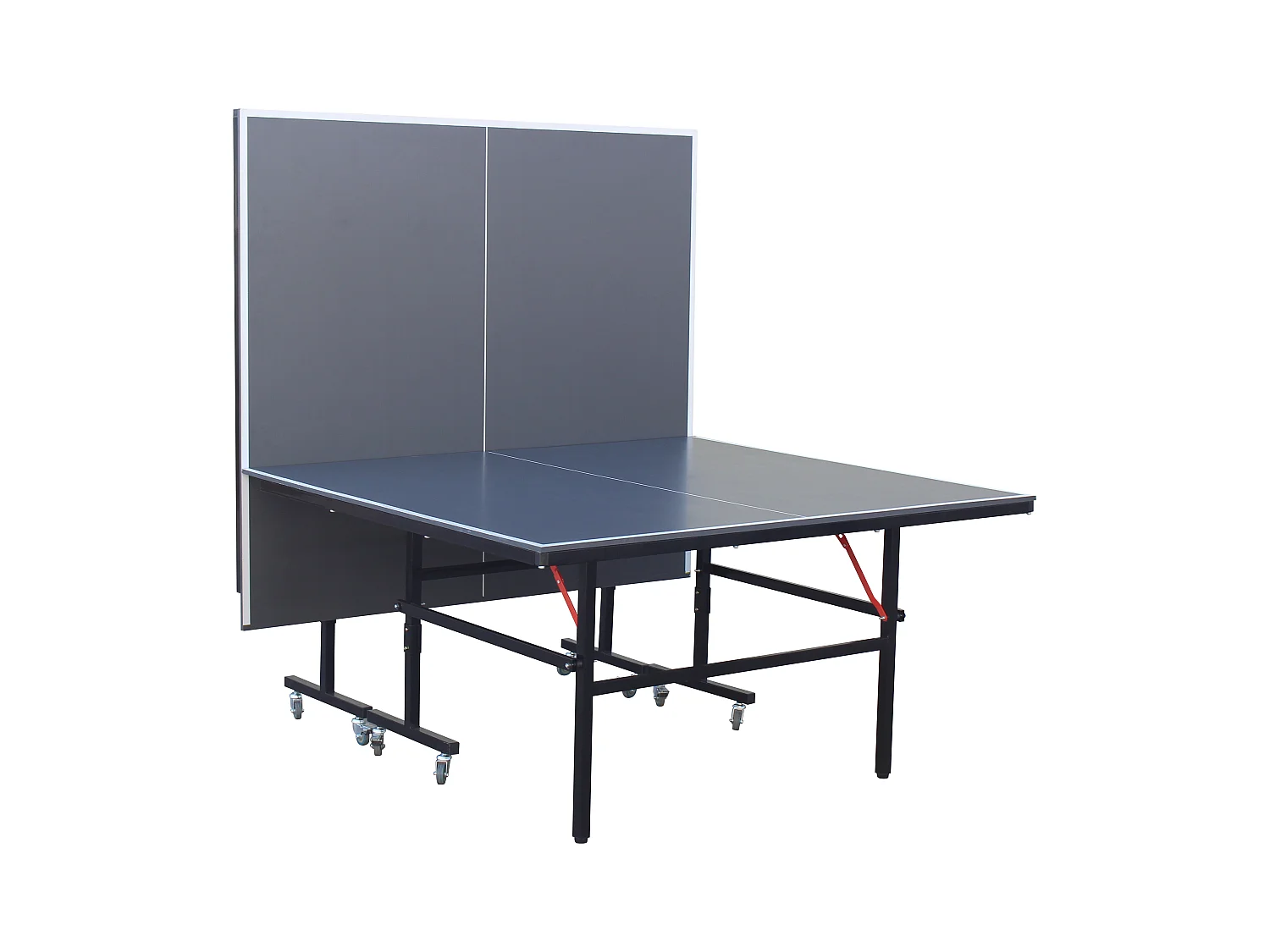 Table de ping-pong pliable à roulettes pour extérieur avec accessoires - L274 x P152.5 x H76 cm - JORDIE