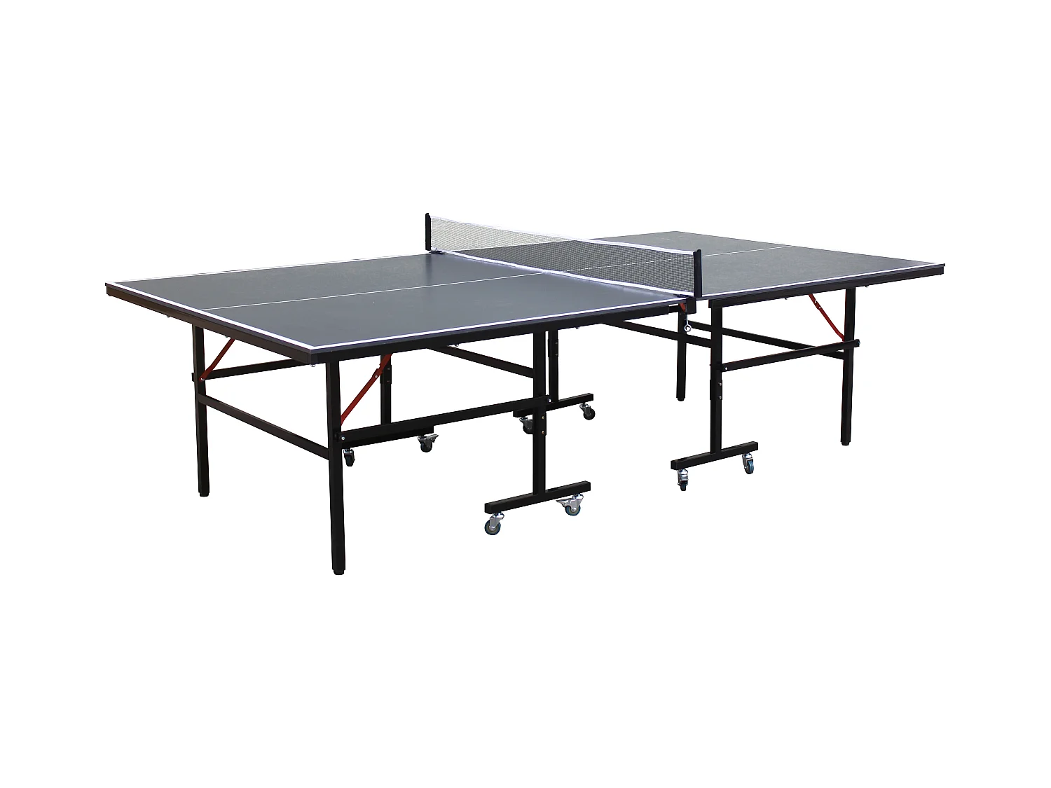 Table de ping-pong pliable à roulettes pour extérieur avec accessoires - L274 x P152.5 x H76 cm - JORDIE