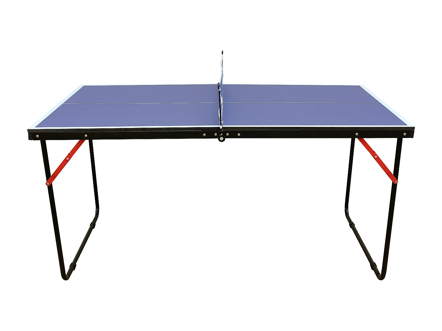 Mini table de ping-pong avec raquettes, balles et filet - L137 x P76 x H67 cm - DENIS