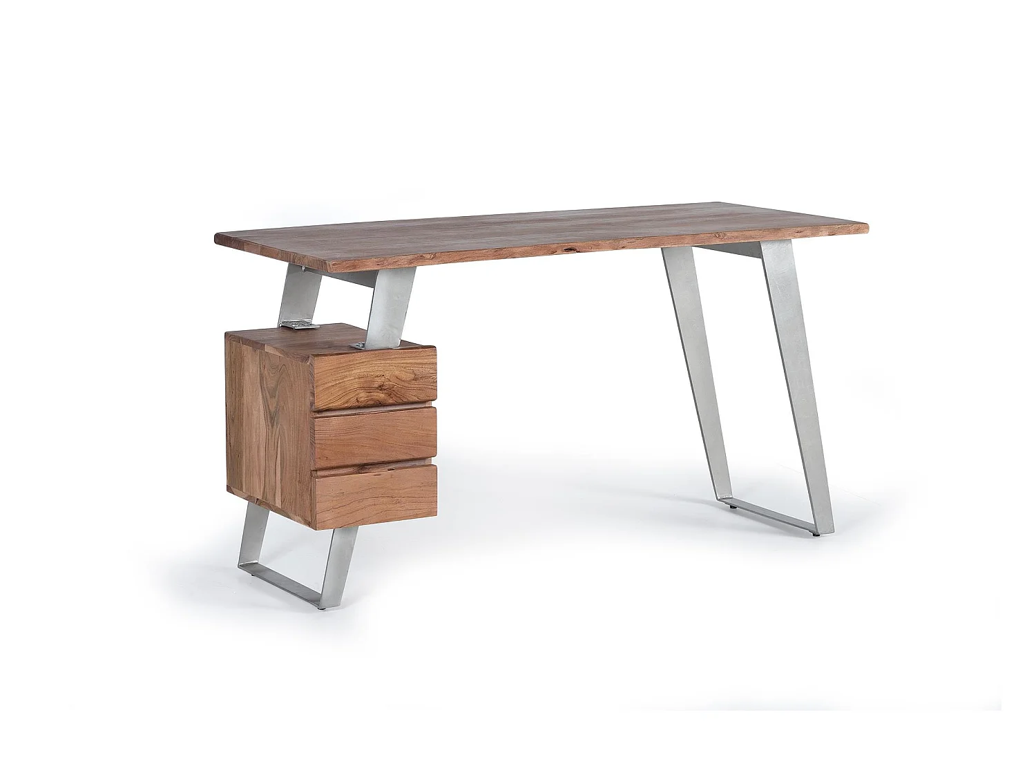 Bureau en bois de manguier et métal