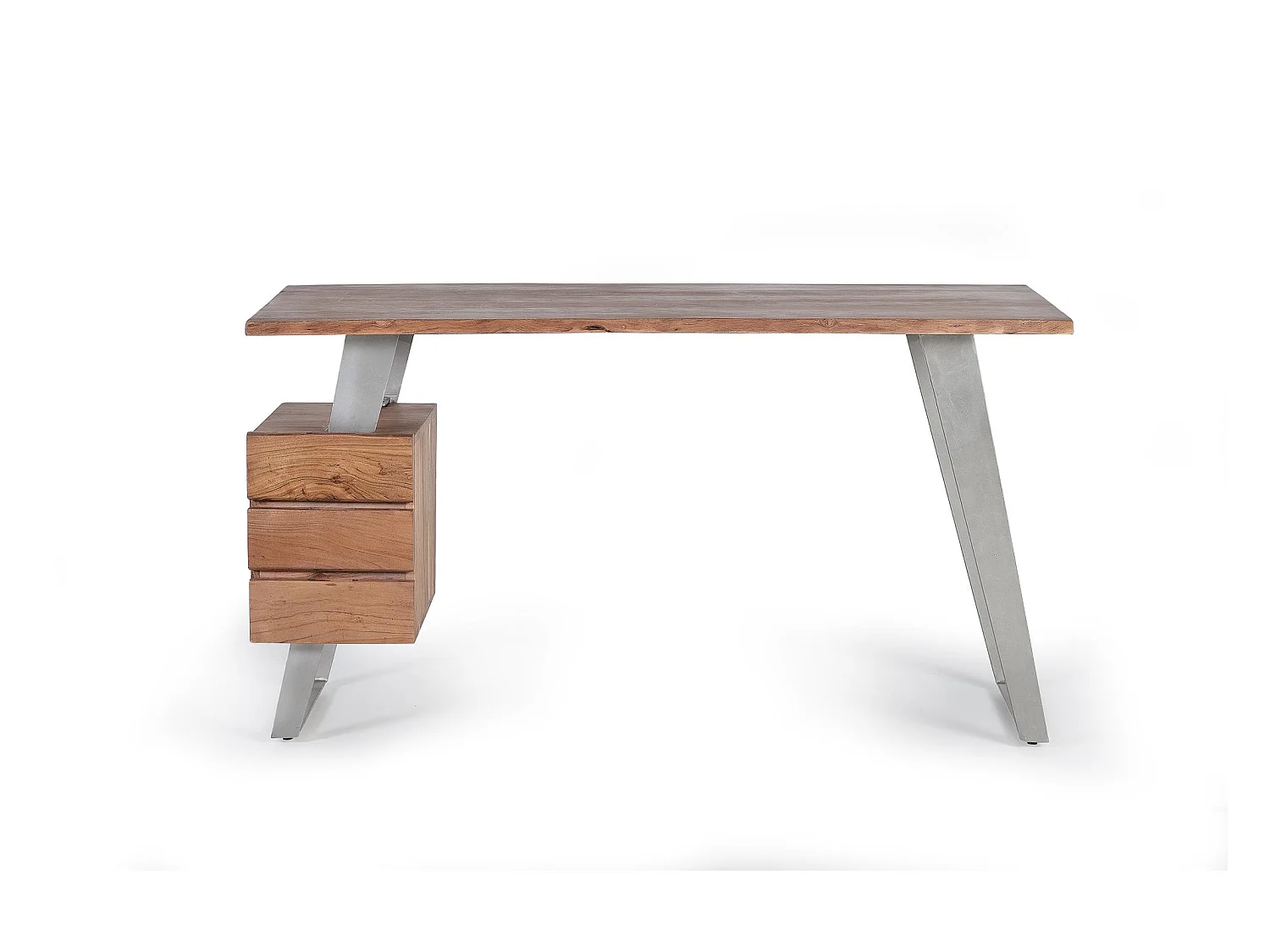 Bureau en bois de manguier et métal