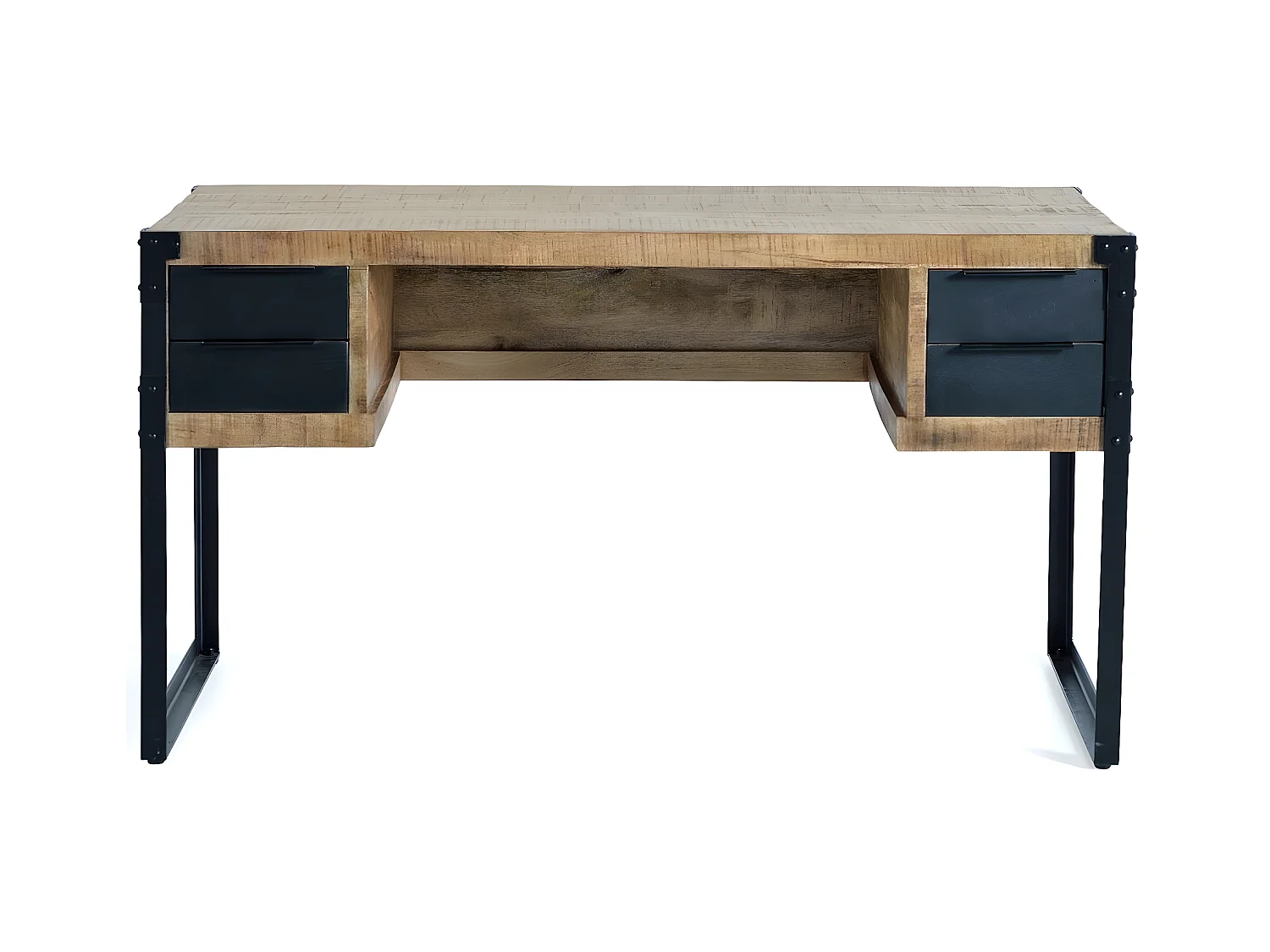 Bureau en bois de manguier et métal