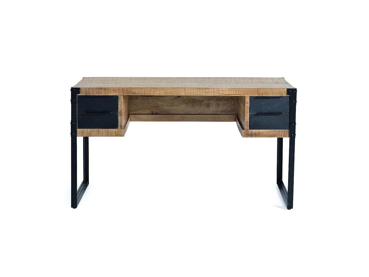 Bureau en bois de manguier et métal