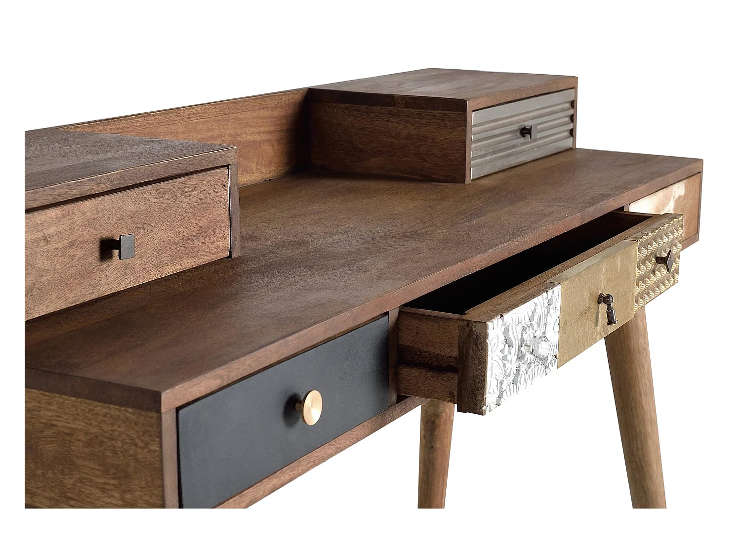 Schreibtisch aus Mangoholz