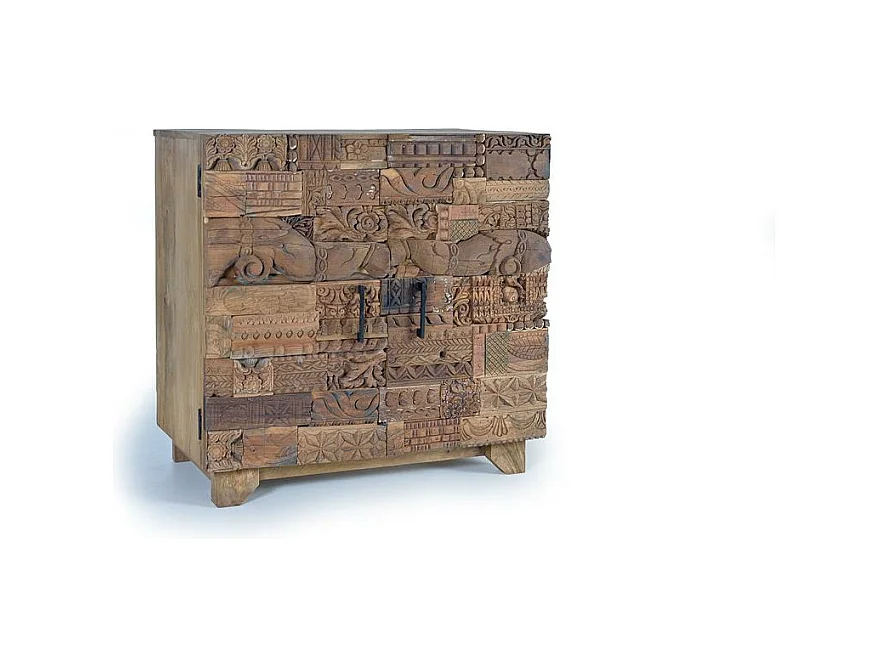 Buffet en manguier et bois recyclé