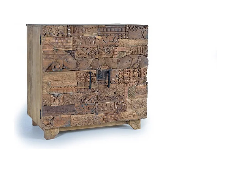 Sideboard aus recyceltem Mangoholz