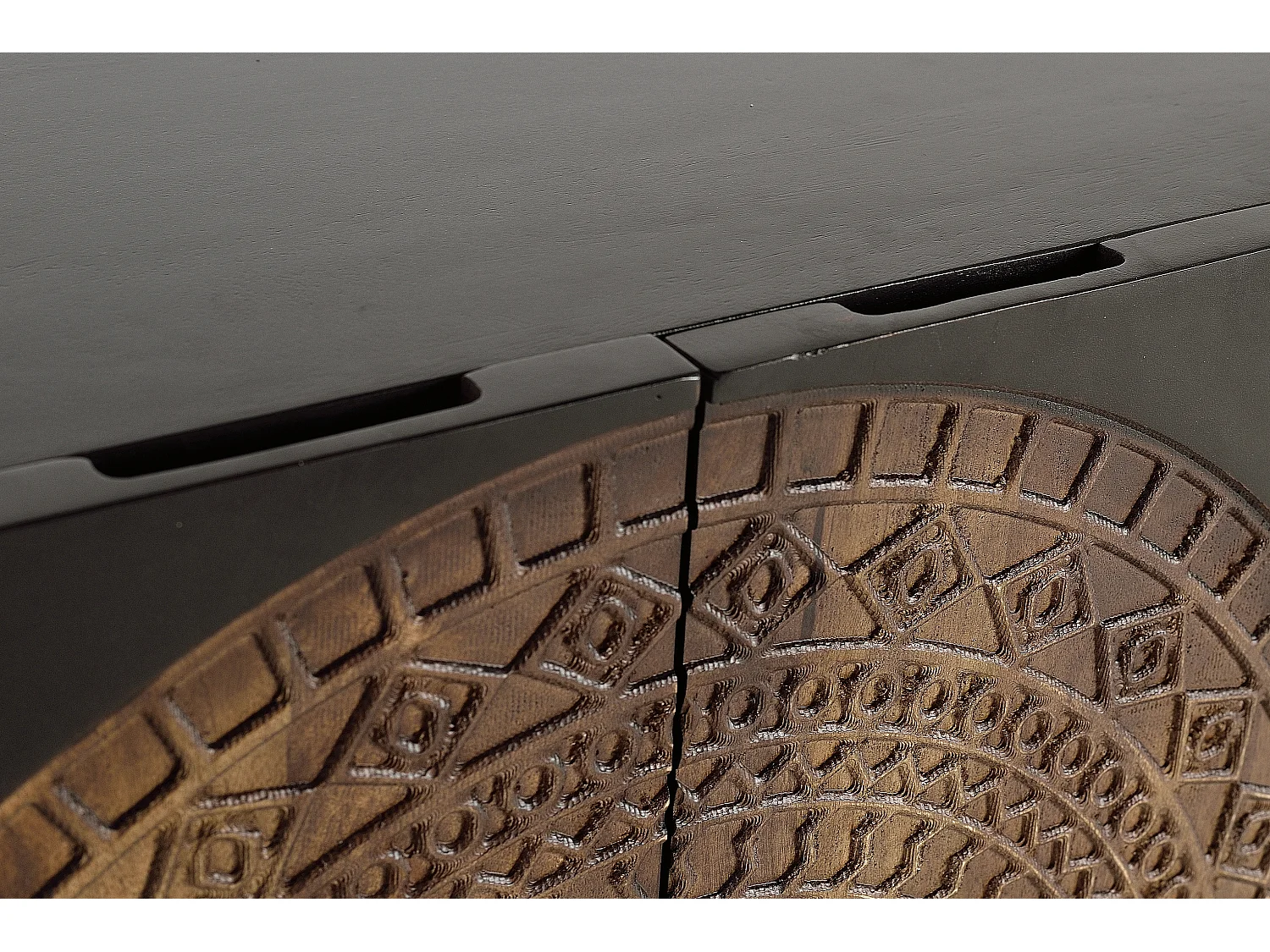 Set de 2 tables basses en métal