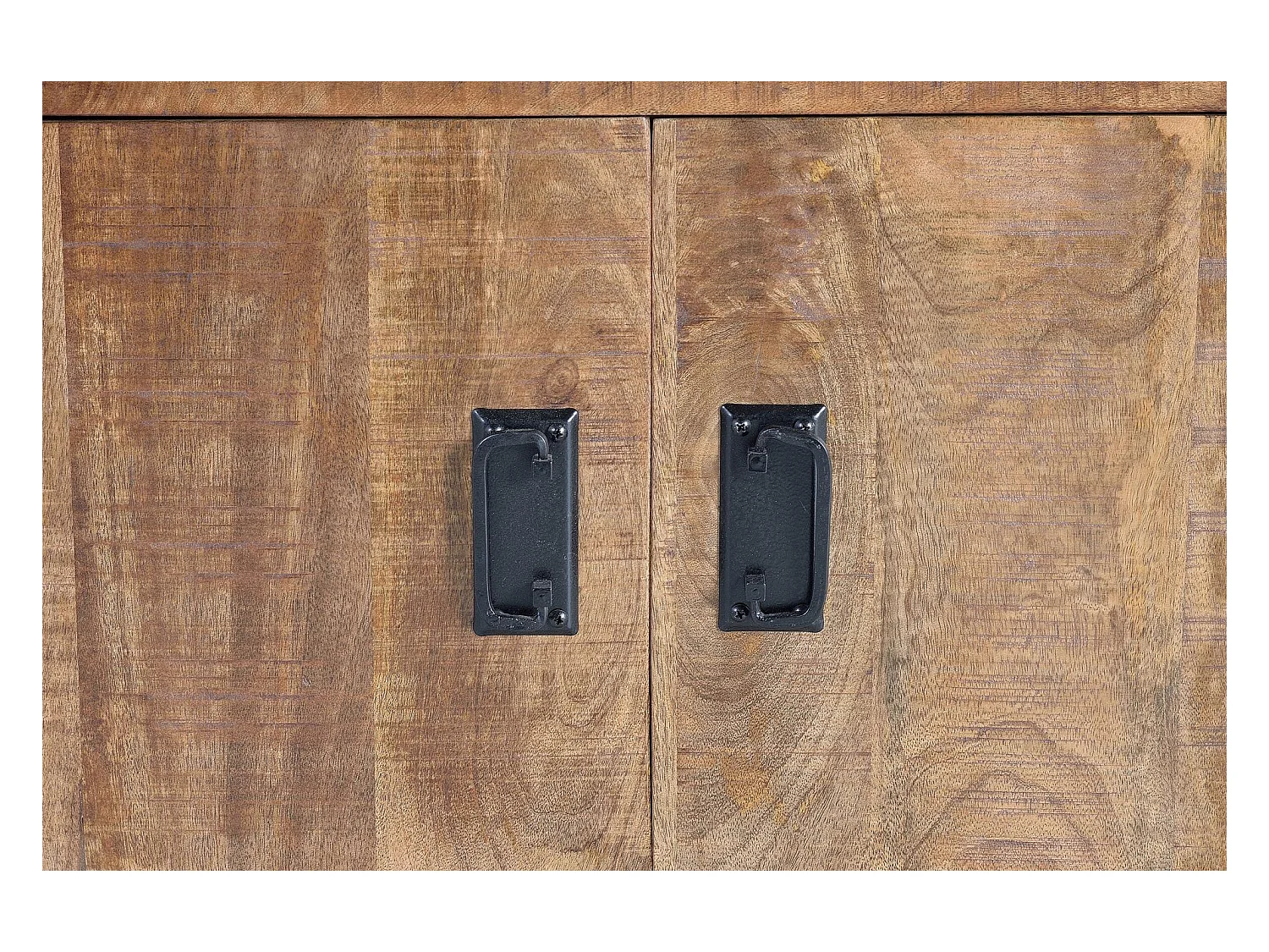 Braunes Sideboard aus Mangoholz, Giner und Colomer, 80 x 40 x 180