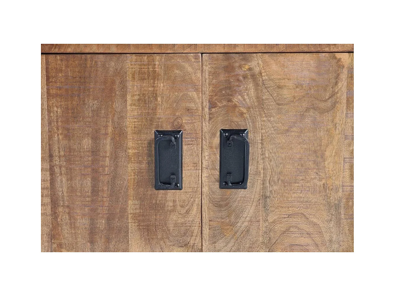 Braunes Sideboard aus Mangoholz, Giner und Colomer, 80 x 40 x 180