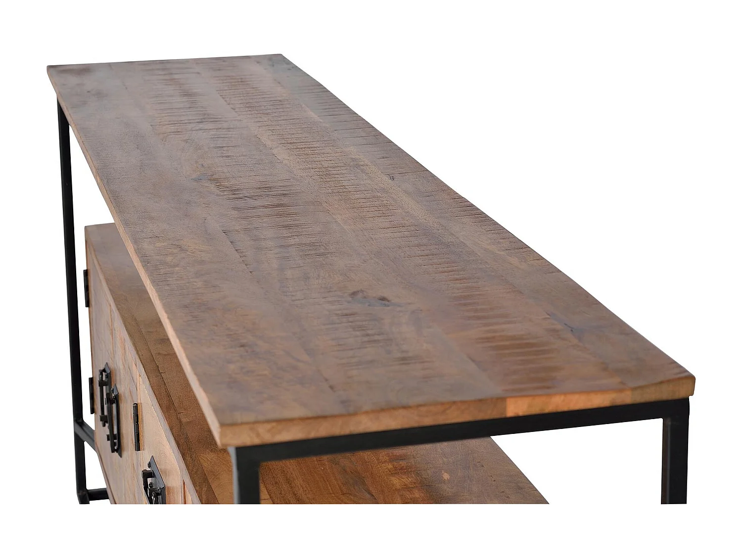 Buffet in manguier en metalen hout