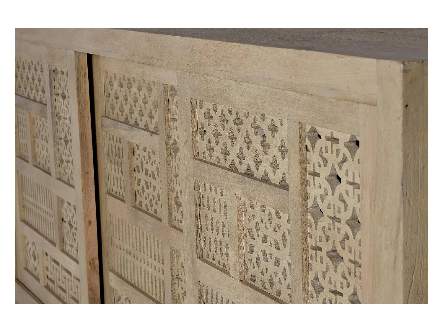 Buffet en bois manguier et métal