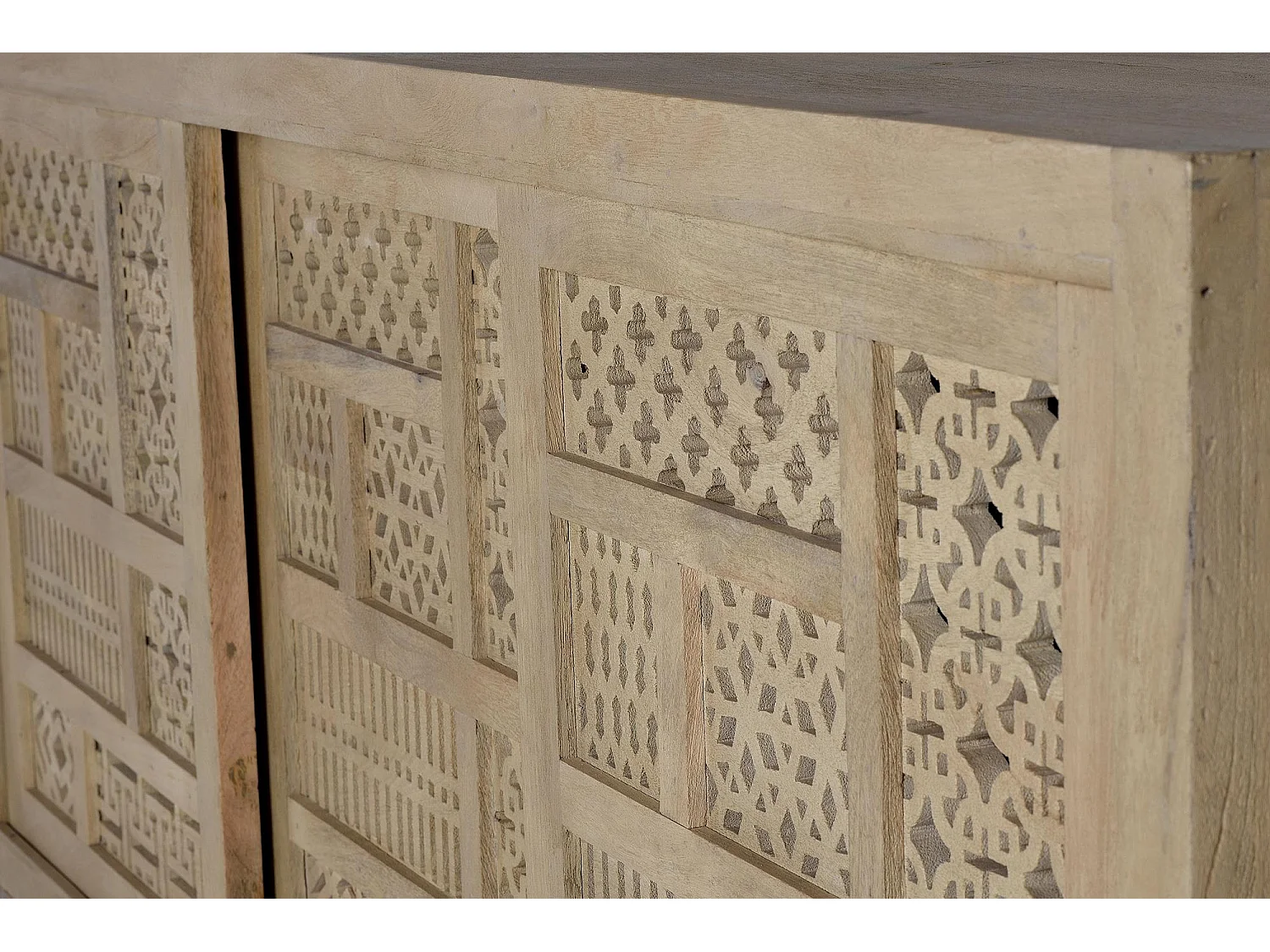 Buffet en bois manguier et métal